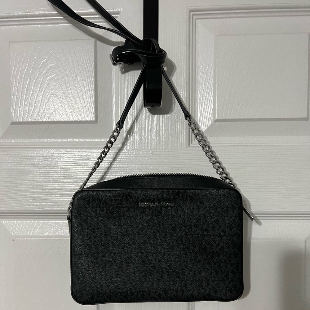 MK Black and Gray Crossbody